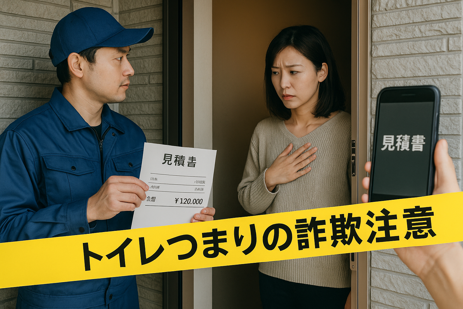 トイレつまりの高額請求・詐欺の手口などを徹底解説（トイレつまり／トイレ詰まり）