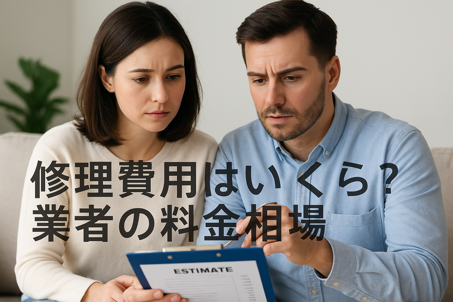 修理費用はいくら？業者の料金相場