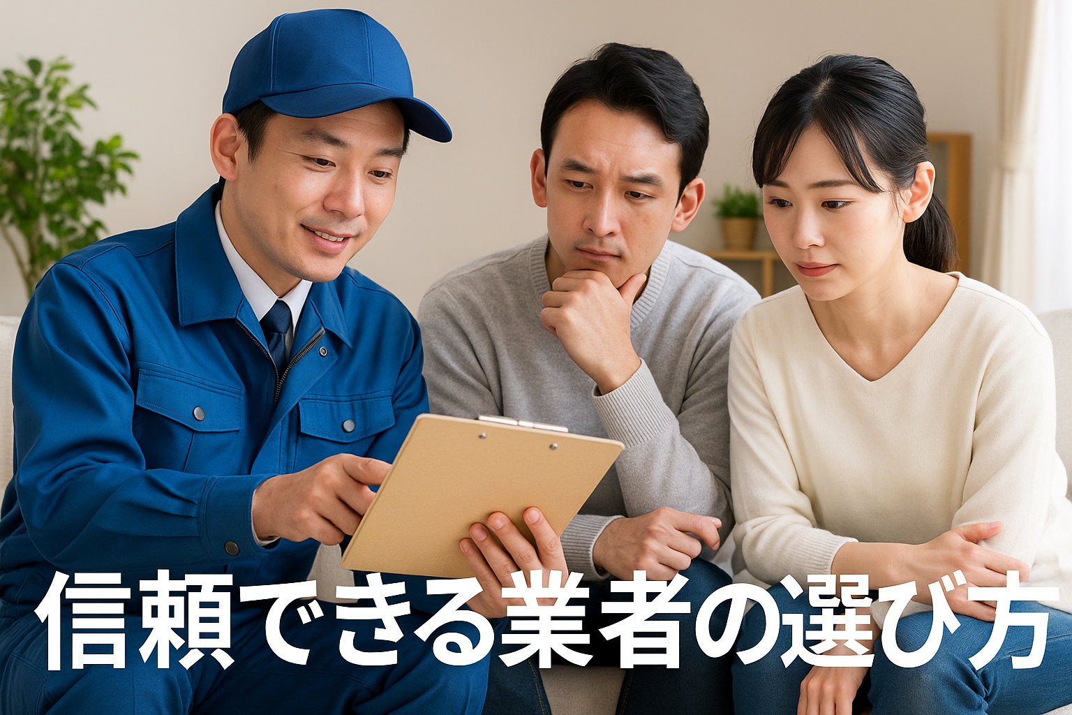 信頼できる業者の見極め方＆選び方