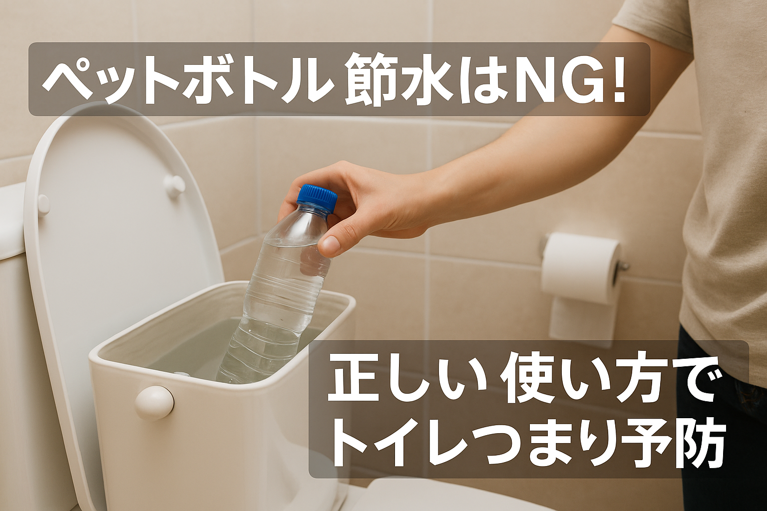 ペットボトル節水NGなど、日常の使い方でできる予防・メンテナンス