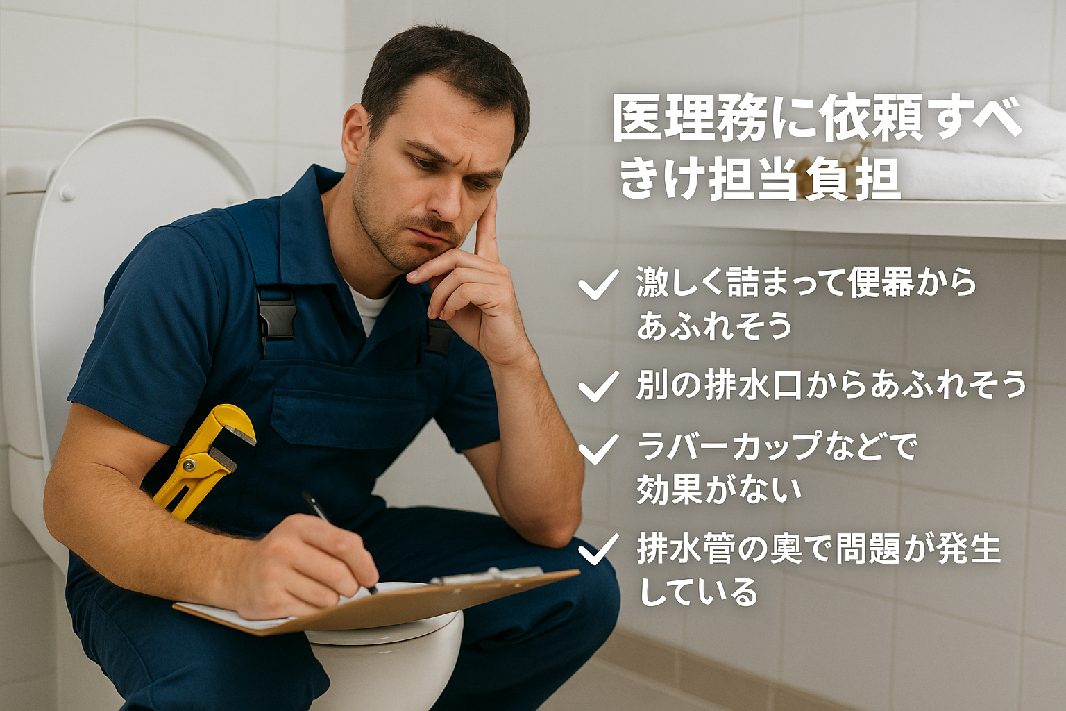 自力では危険なケースと、水道修理業者に依頼すべき判断基準