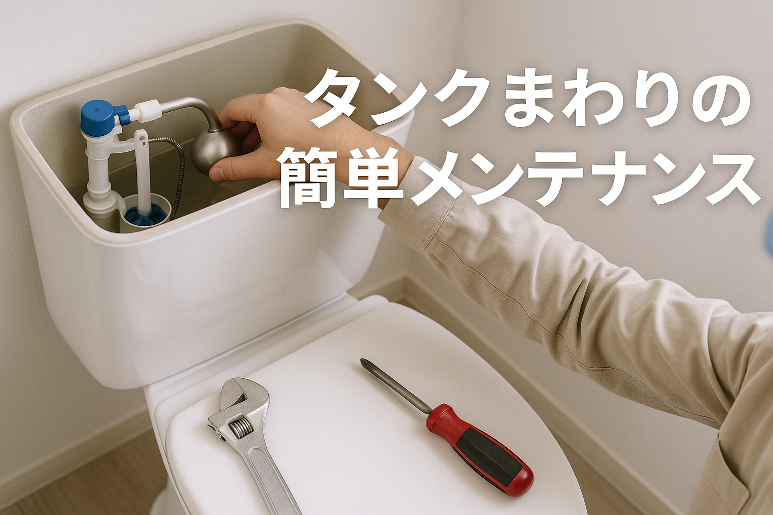 自分でできるタンクまわりの調整・簡単な部品交換のポイント