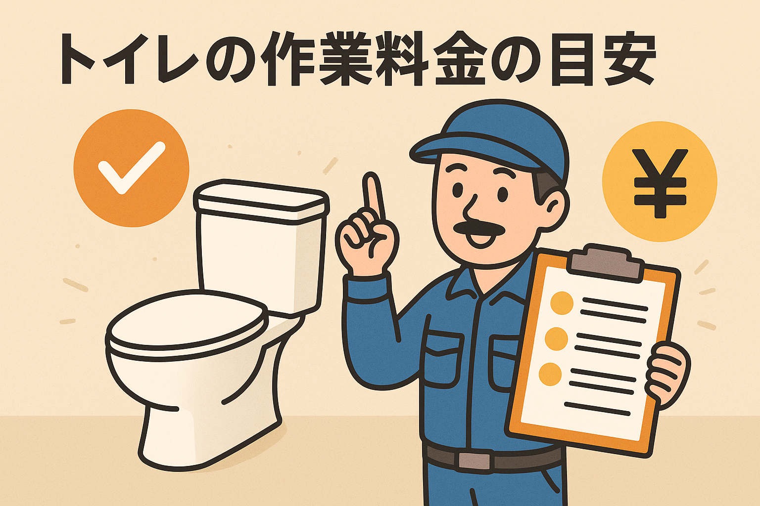 トイレの作業料金の目安