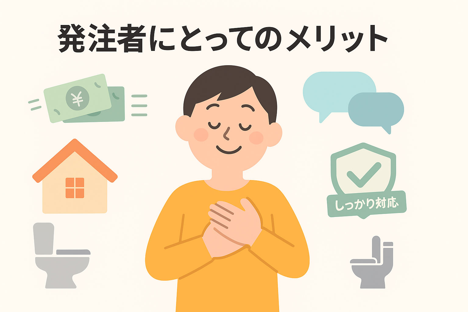 発注者にとってのメリット