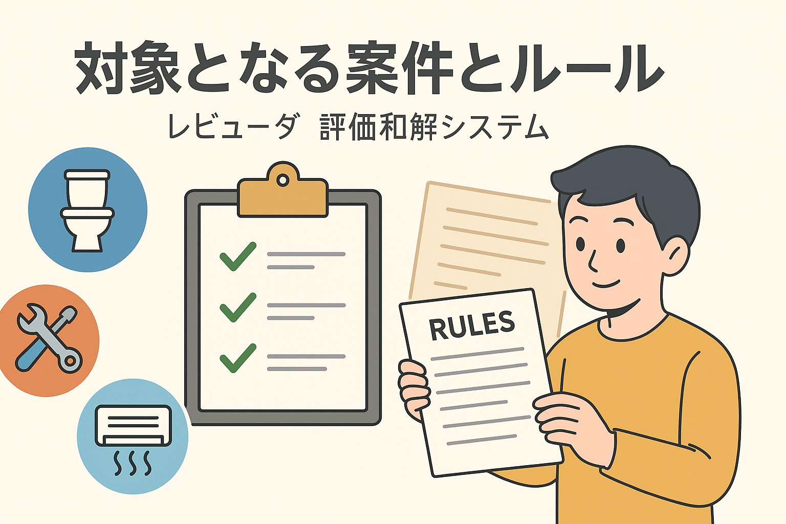 対象となる案件とルール