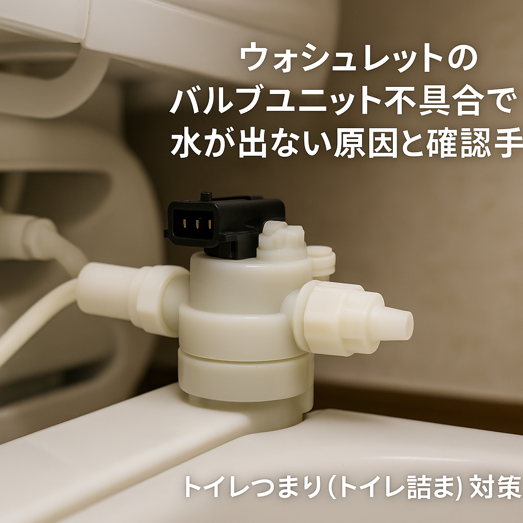 バルブユニットの不具合