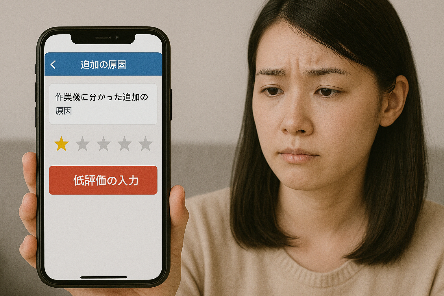 STEP3 作業後に分かった追加の原因と低評価の入力（どちらも悪くないケース）