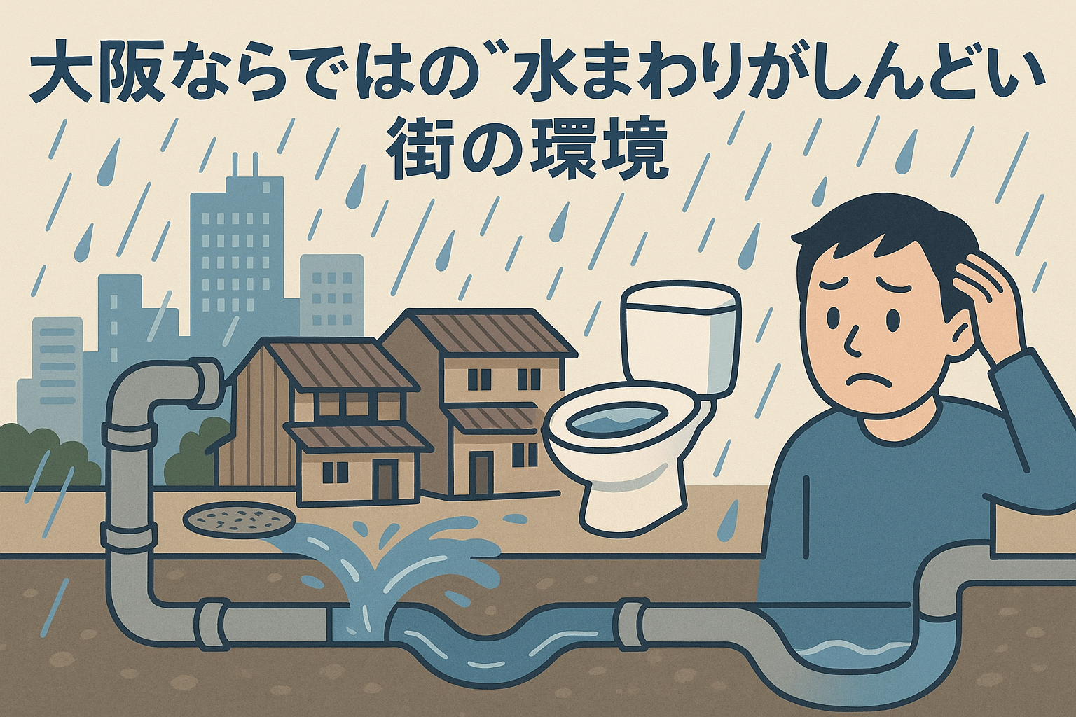 大阪ならではの “水まわりがしんどい” 環境