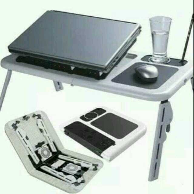 Meja Laptop Portable Dengan Kipas