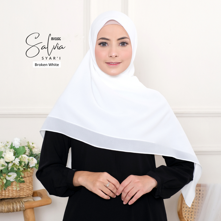  warna jilbab yang netral untuk semua baju dari Saudja By Mysure Style.