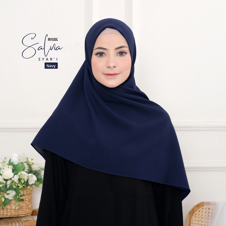  warna jilbab yang netral untuk semua baju dari Saudja By Mysure Style.