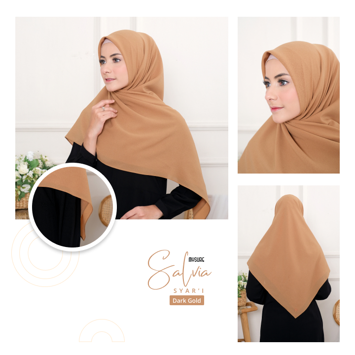  warna jilbab yang netral untuk semua baju dari Saudja By Mysure Style.
