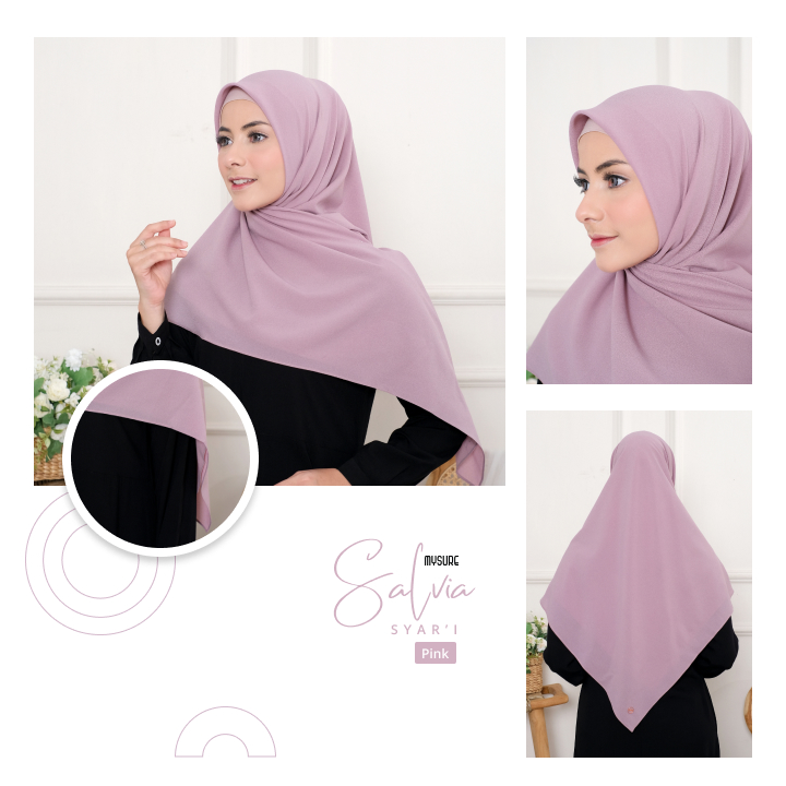  warna jilbab yang netral untuk semua baju dari Saudja By Mysure Style.