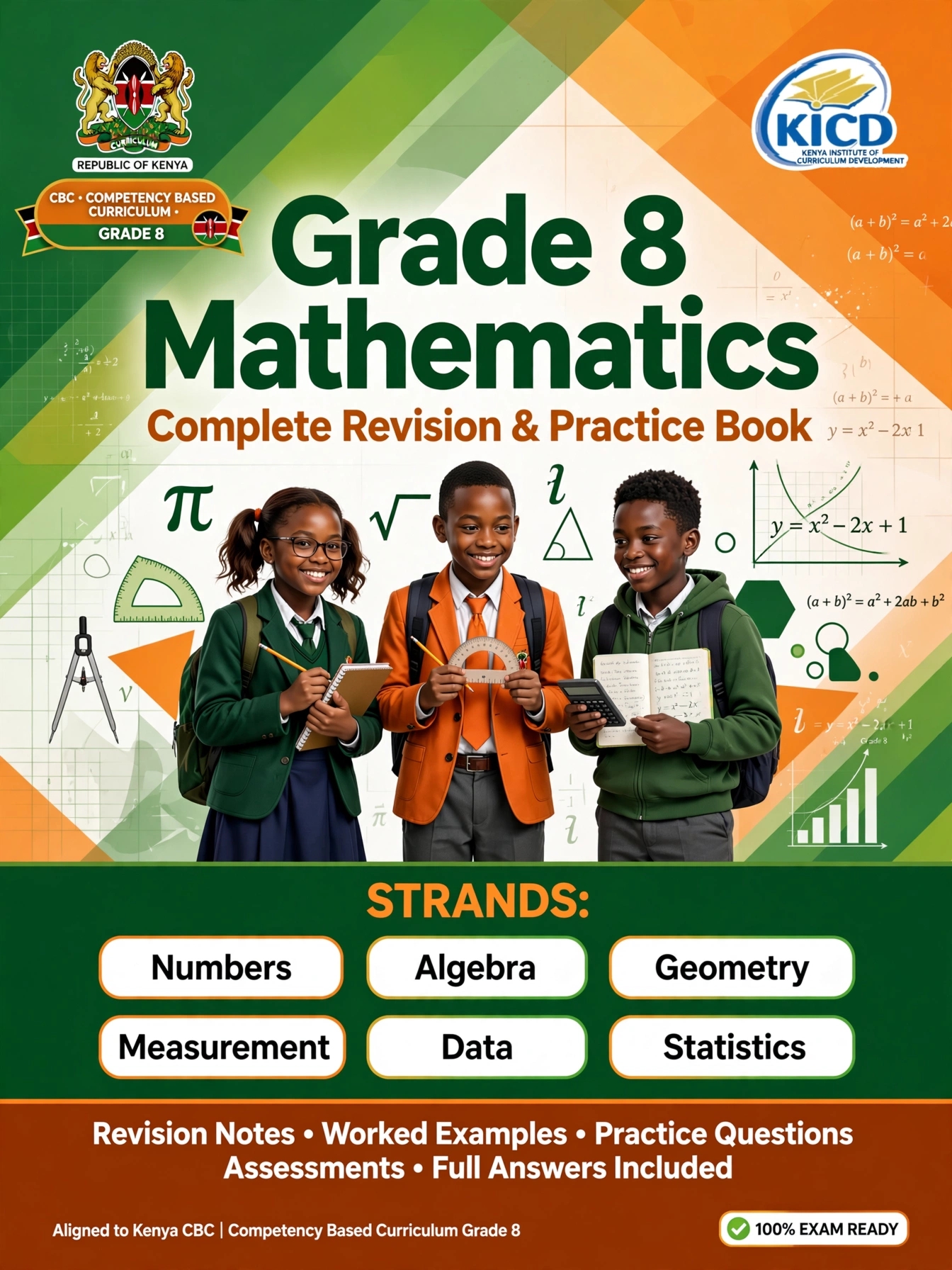 Grade 8 Mathematics Complete Revision & Practice Book