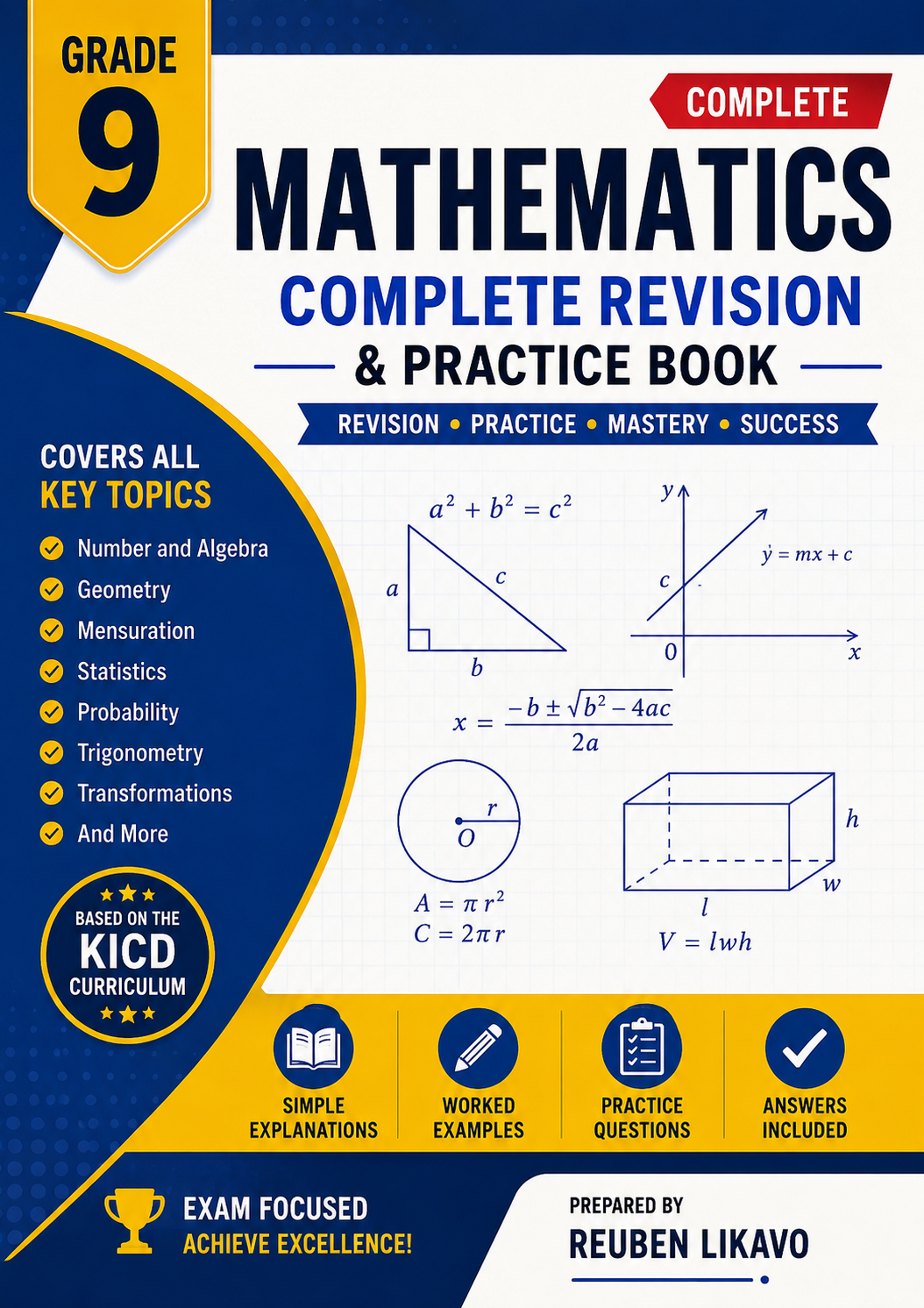 Grade 9 Mathematics Complete Revision & Practice Book