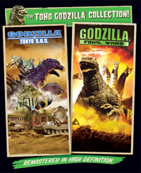 Cover art for Godzilla: Tokyo S.O.S. & Godzilla Final Wars Blu-ray