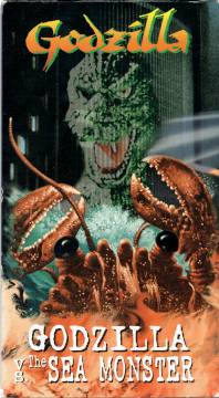 Cover art for Godzilla vs. The Sea Monster VHS