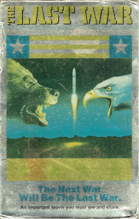 Cover art for The Last War VHS