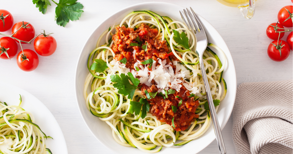 Zoodles (+Hähnchen, Garnelen oder Käse)