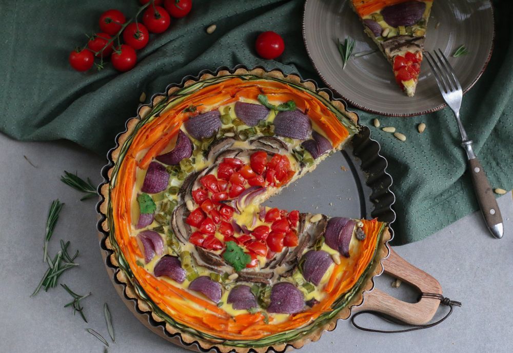 Gemüse Quiche