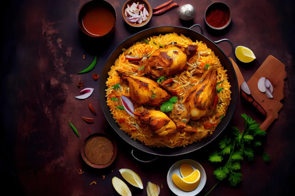 Khao Mok Gai (Thai-style Chicken Biryani)