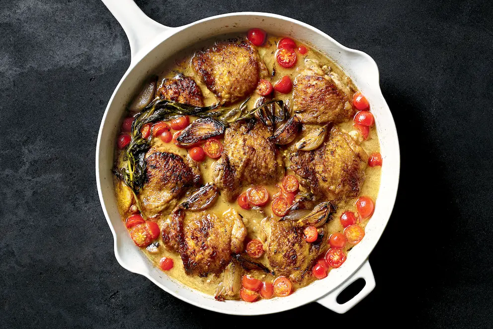 Rishia Zimmern’s Chicken with Shallots