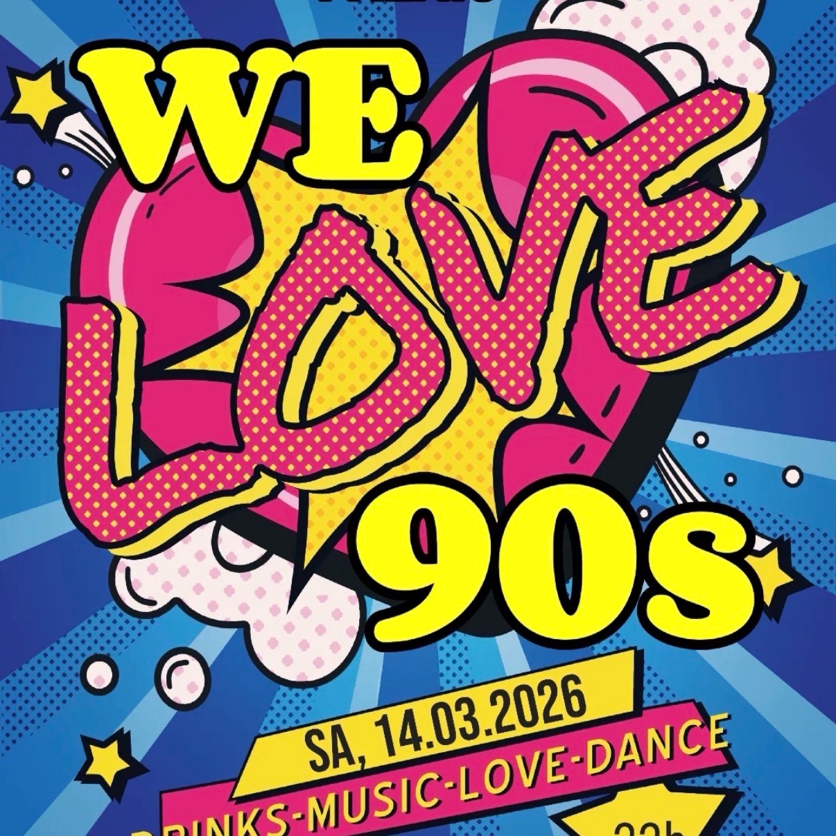 WE LOVE 90`s PARTY event