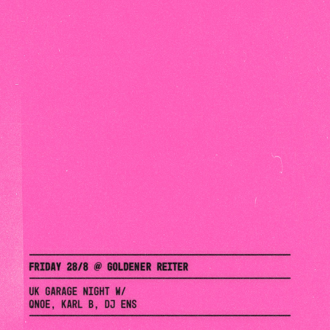 UK Garage Night with Qno… event