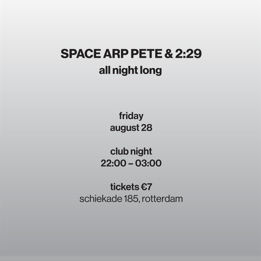Space Arp Pete & 2:29 event