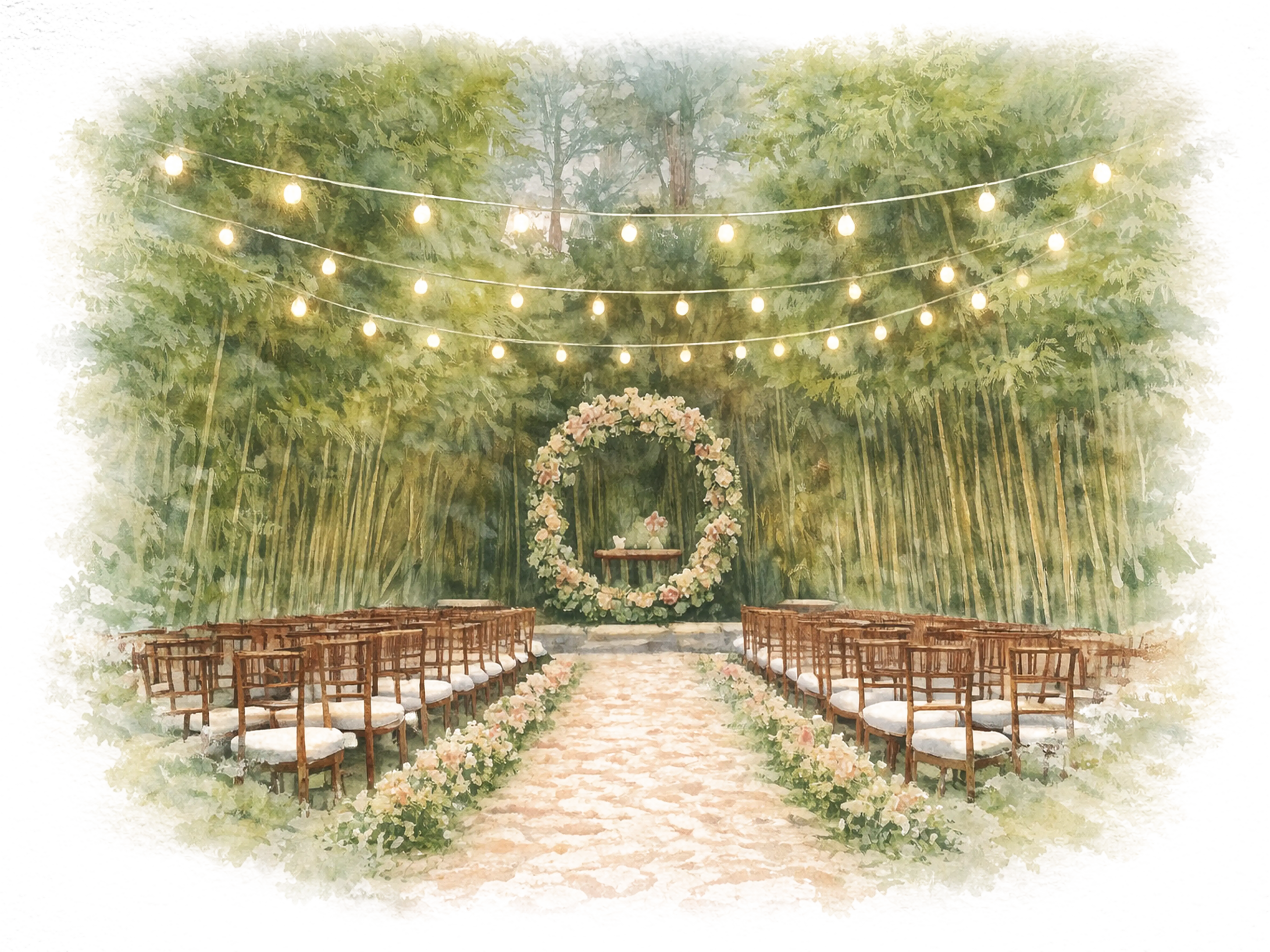 Imagem editorial do casamento