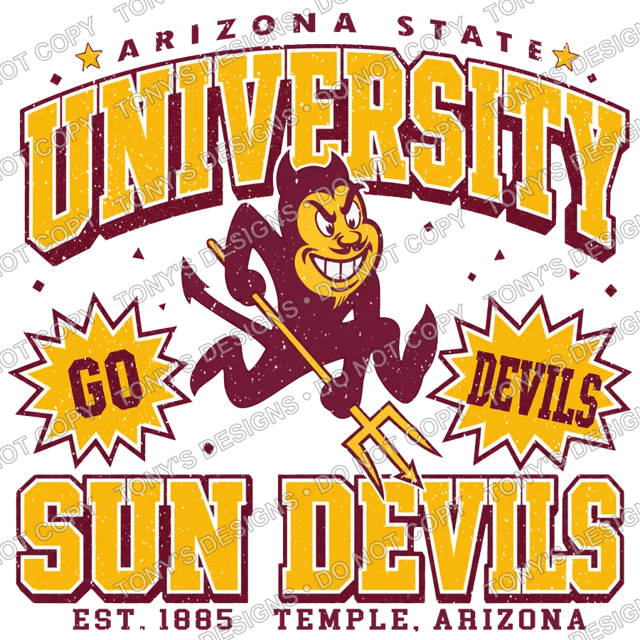 Arizona State Distressed watermarked preview