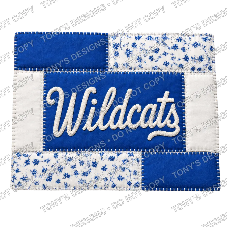 Wildcats Quilt watermarked preview