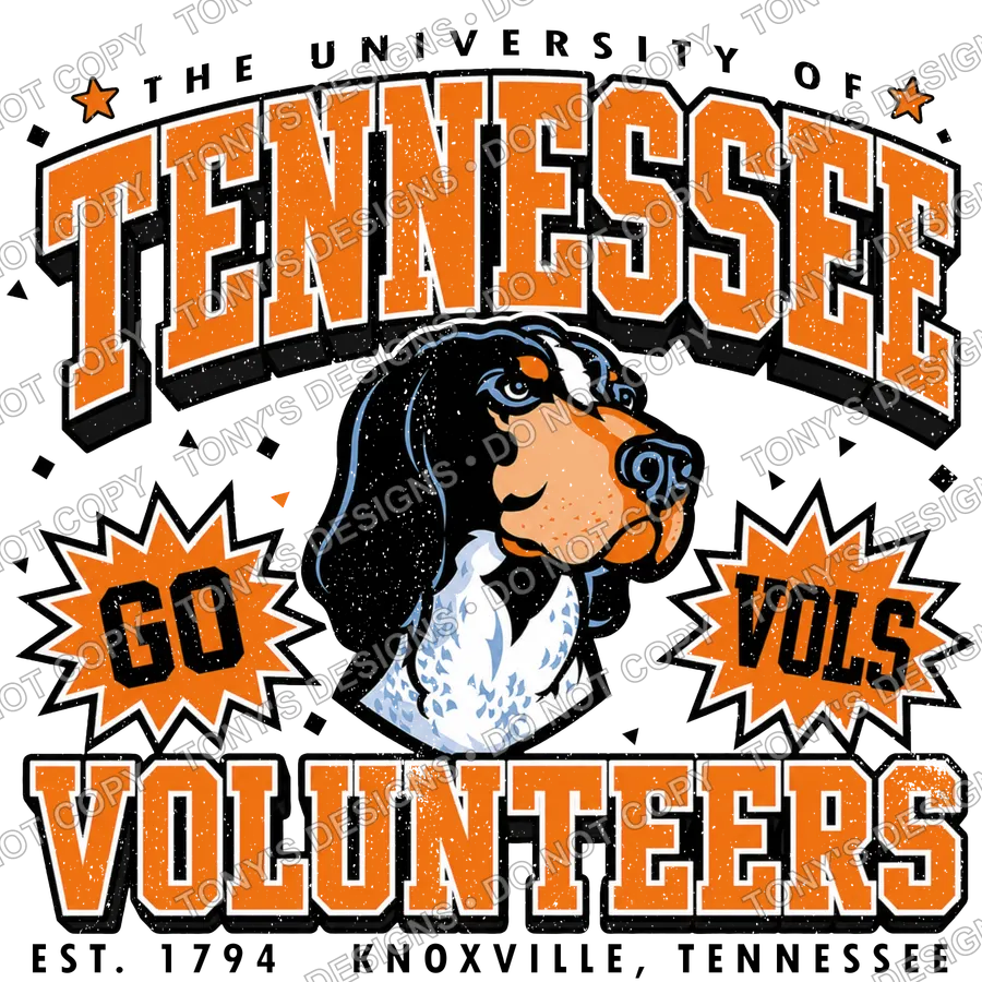 UNIVERSITY OF TENNESSEE DISTRESSED watermarked preview