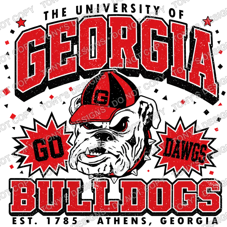 University Of Georgia Distressed watermarked preview