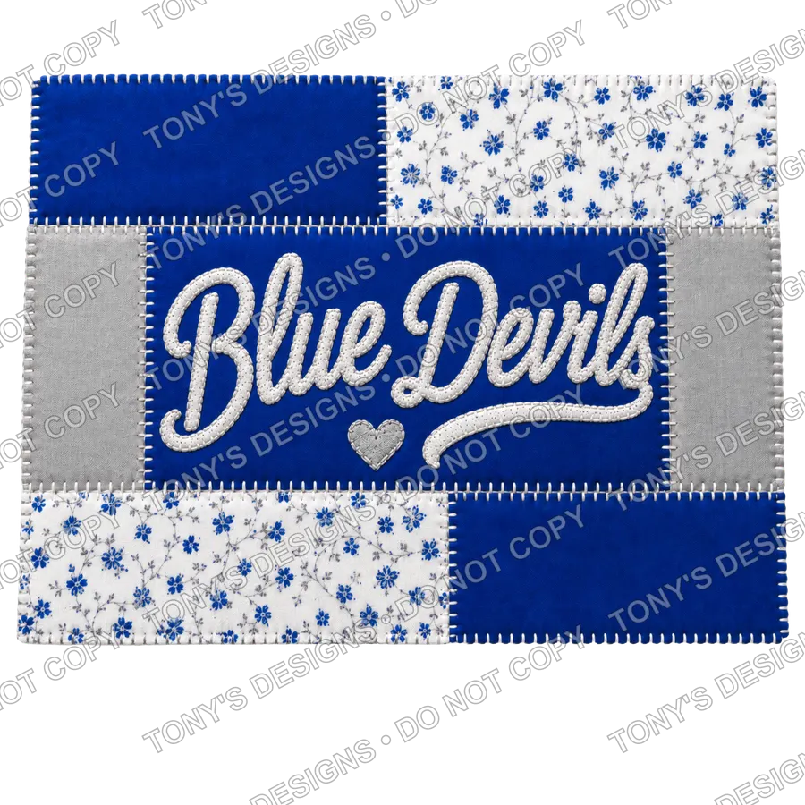 Blue Devils Quilted watermarked preview