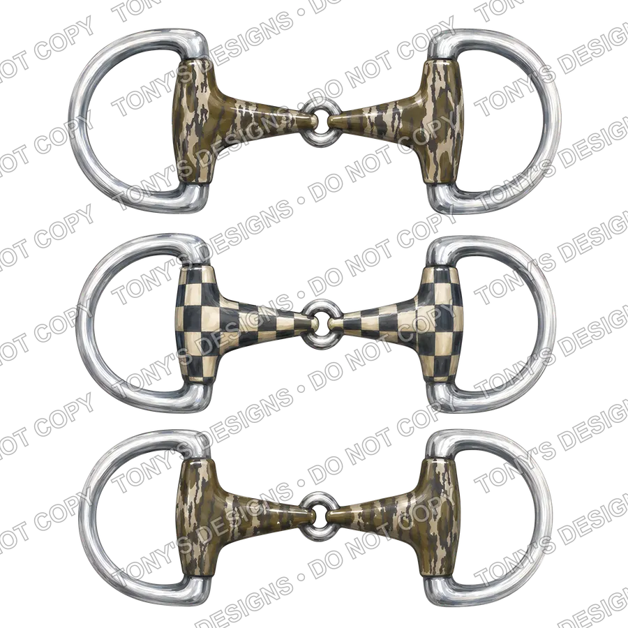 Horse Bit Camo Checkered watermarked preview