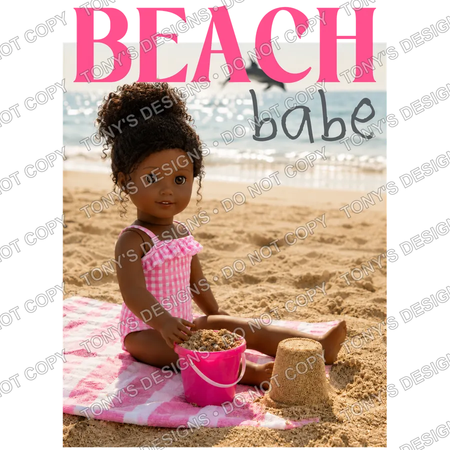 Black Beach Babe watermarked preview