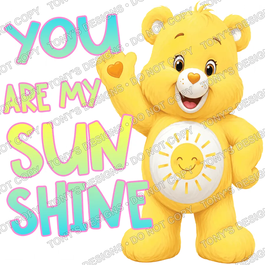 Sunshine Carebear watermarked preview