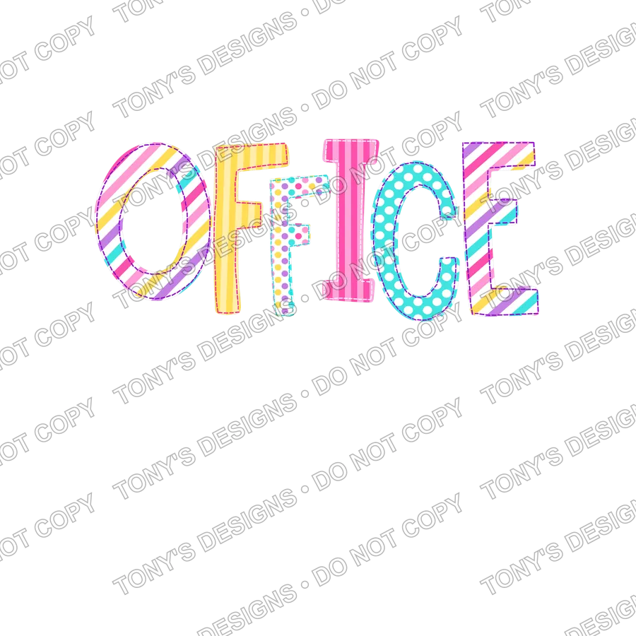Office watermarked preview