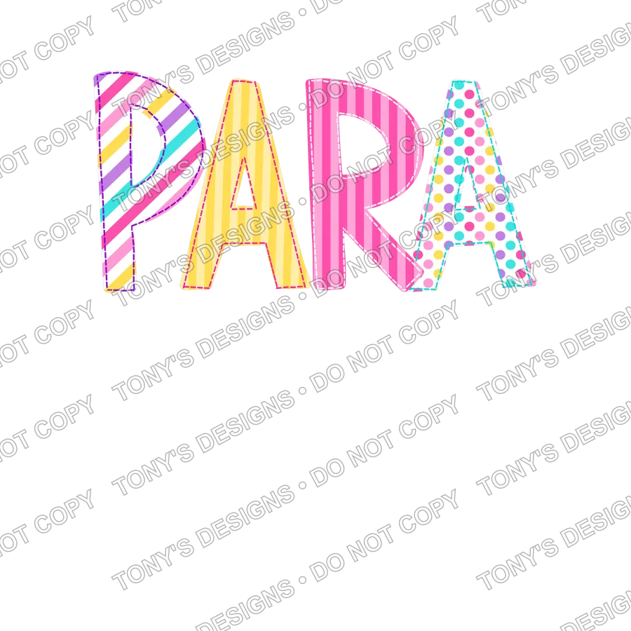 Para watermarked preview
