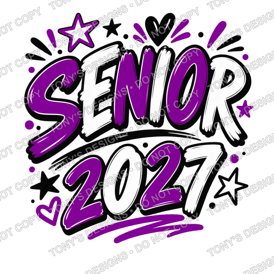 Senior 2027 Purple White watermarked preview