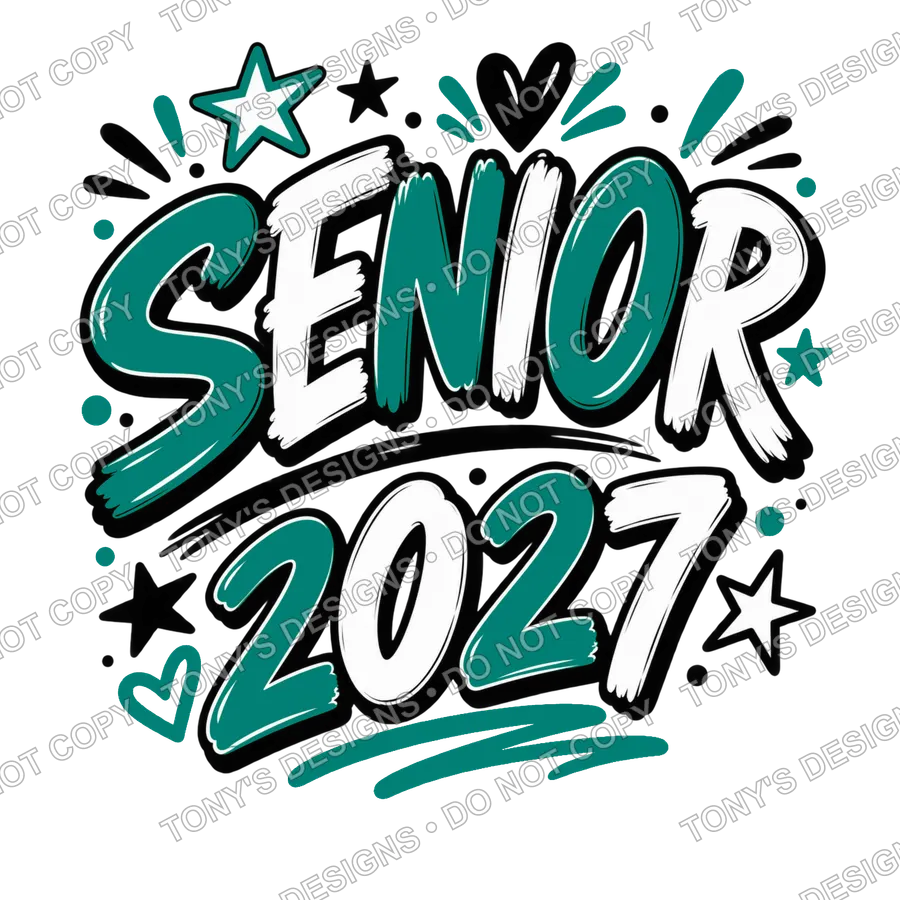 Senior 2027 Teal watermarked preview