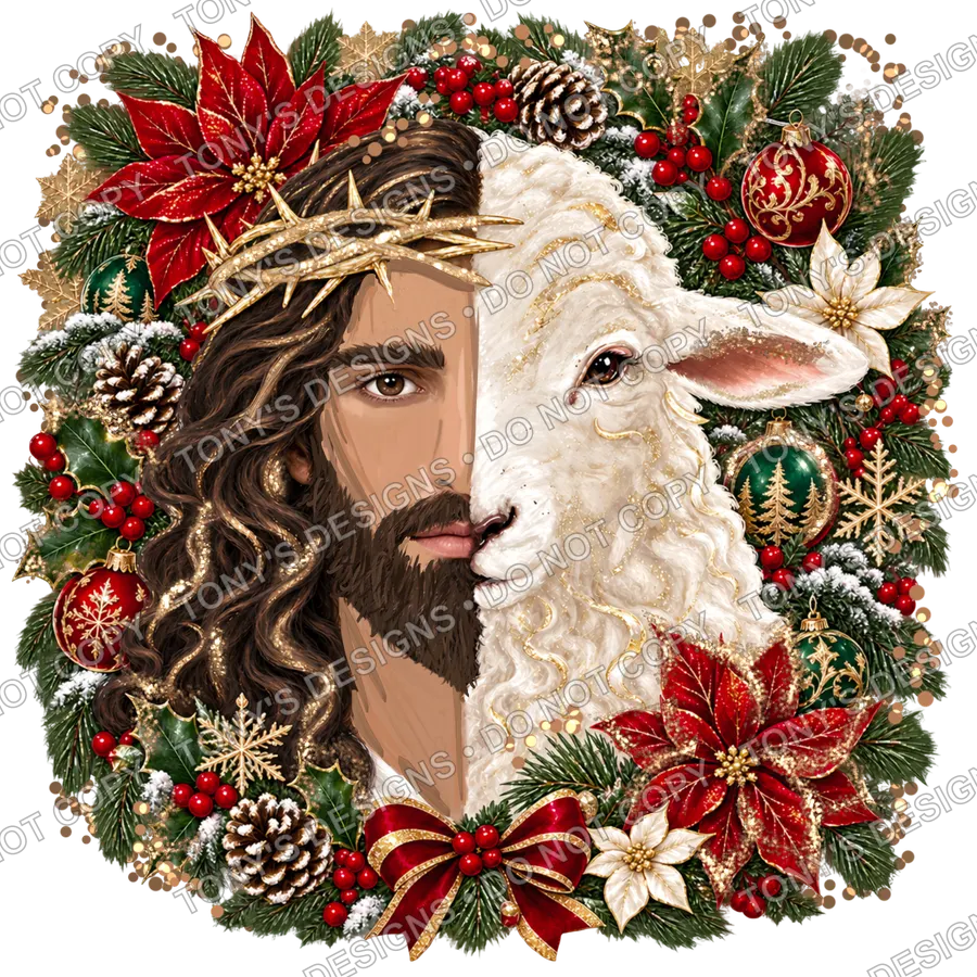 WHITE JESUS LAMB watermarked preview