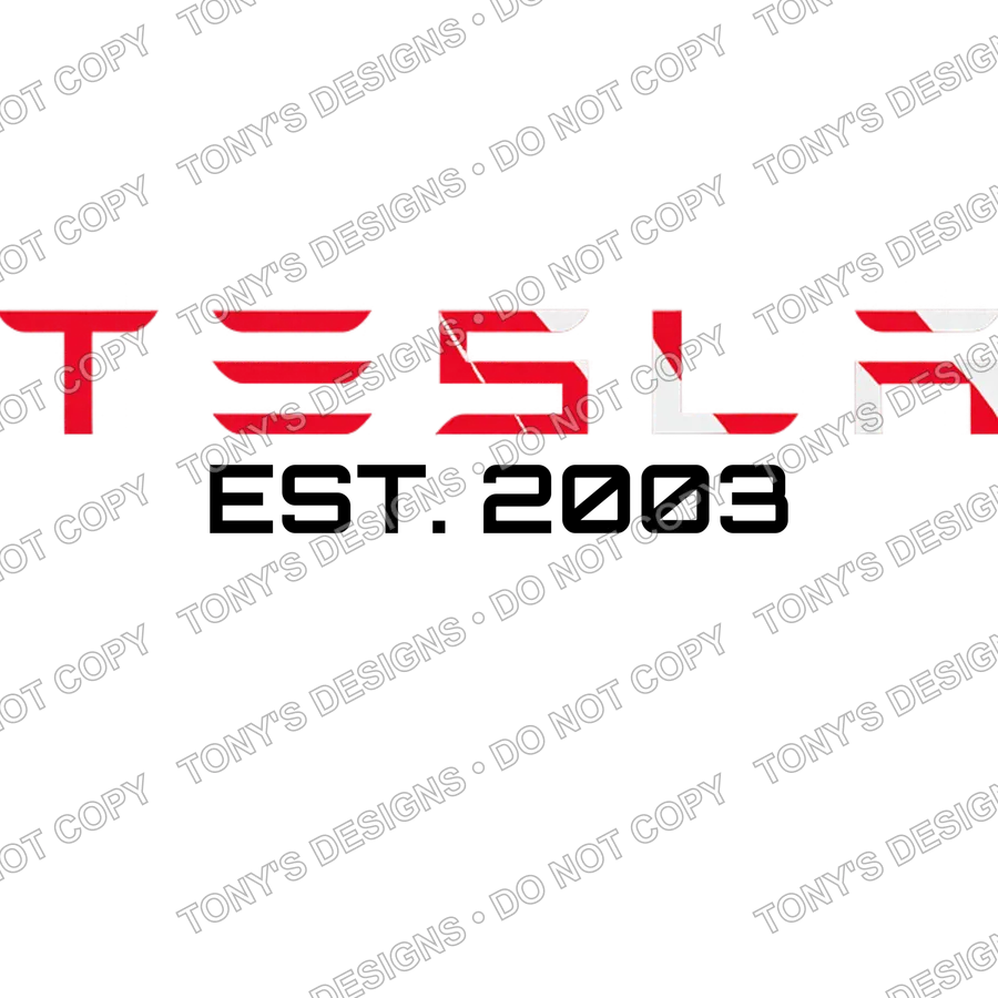 EST. 2003 Tesla watermarked preview