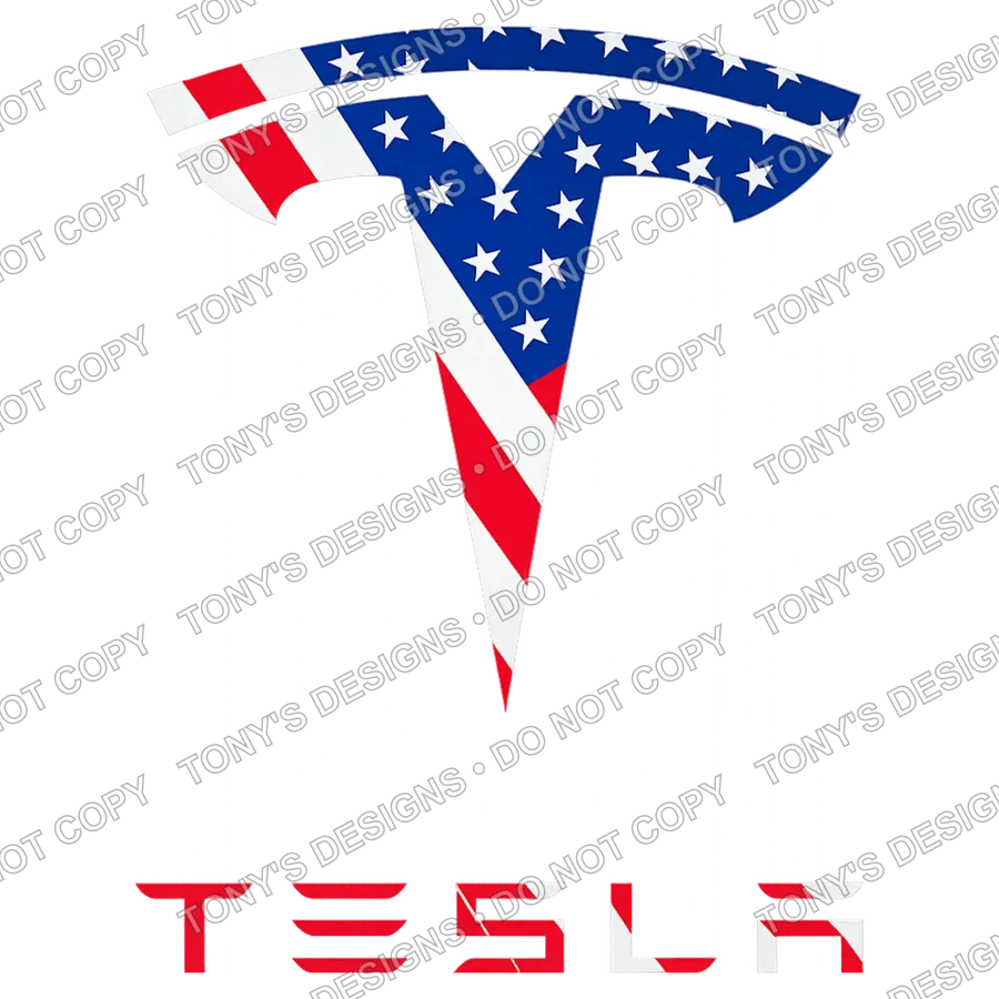 American Flag Tesla 2 watermarked preview