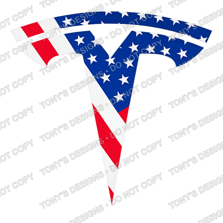 American Tesla Logo watermarked preview