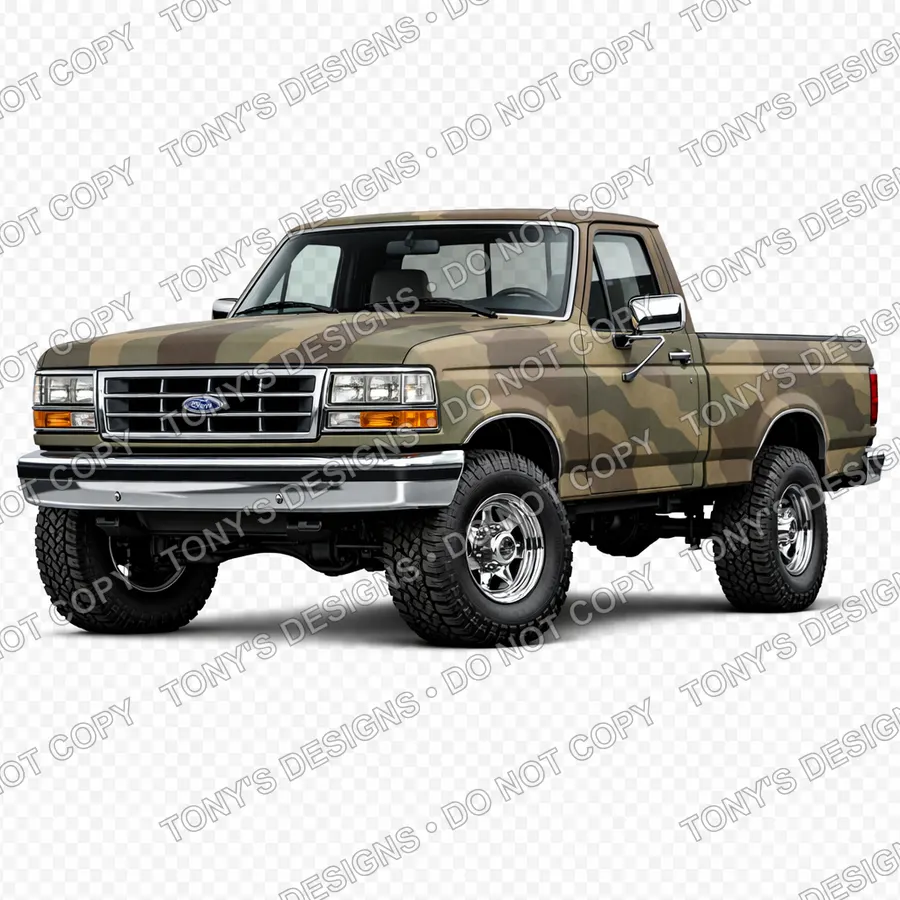 Camo Truck watermarked preview