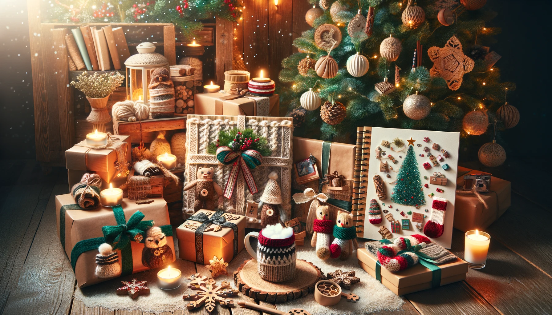 photo mise en avant de Créez de l'émotion avec nos Idées Originales de Cadeaux DIY pour Noël : le Guide Ultime pour un Réveillon Inoubliable