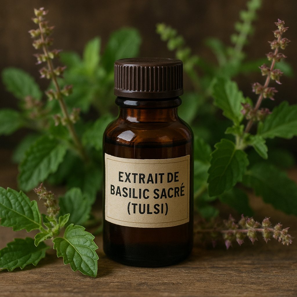 Photo de l'ingredient Extrait de basilic sacré (Tulsi)