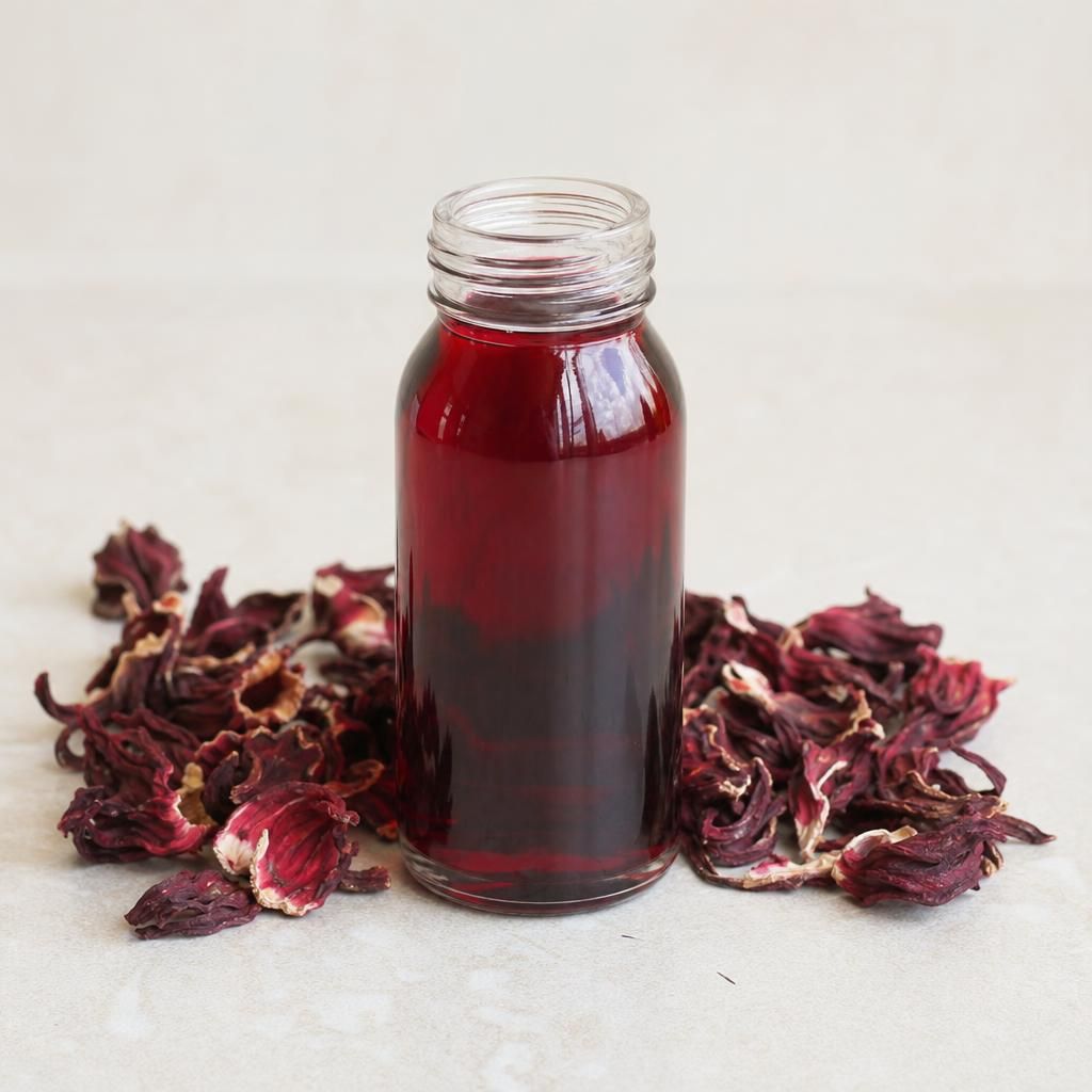 Photo de l'ingredient Extrait hydroglycériné d’hibiscus